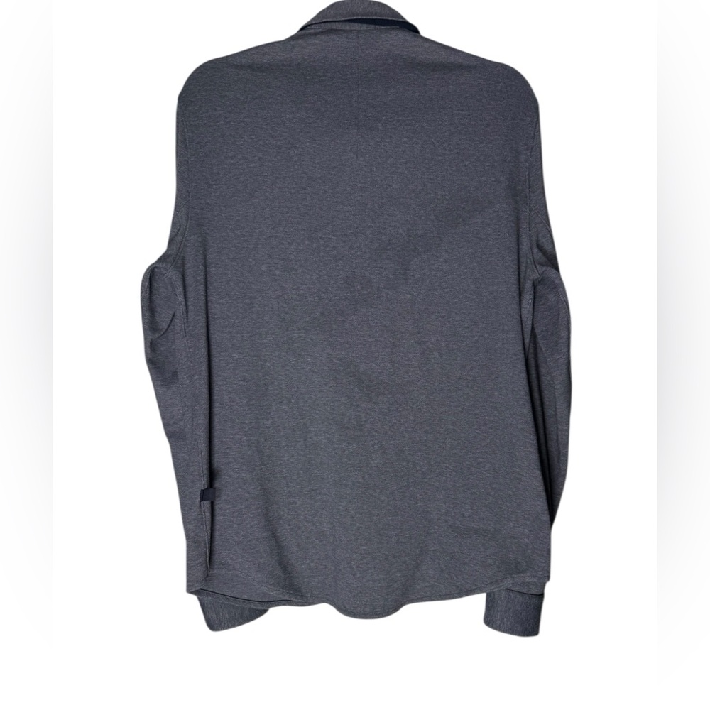 Lululemon Sz Medium Gray Performance Button Down … - image 2